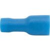 6.30mm W pełni izolowana niebieska żeńska wtyczka płaska (op. 100 szt.) thumbnail-0