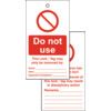 Etykiety blokady "Nie używać" (op. 10 szt.) thumbnail-0