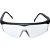 Ochronne okulary z przezroczystymi szkłami i regulowanymi ramionami EN166 1FT thumbnail-0