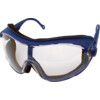 Okulary ochronne Cobra Blue Specs z przezroczystymi soczewkami przeciwwstrząsowymi i przeciwmgłowymi thumbnail-0