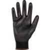 Czarne rękawice z podszewką z nylonu i powłoką z poliuretanu rozmiar 9 thumbnail-2