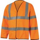 Lekkie kurtki odblaskowe, żółte i pomarańczowe thumbnail-2
