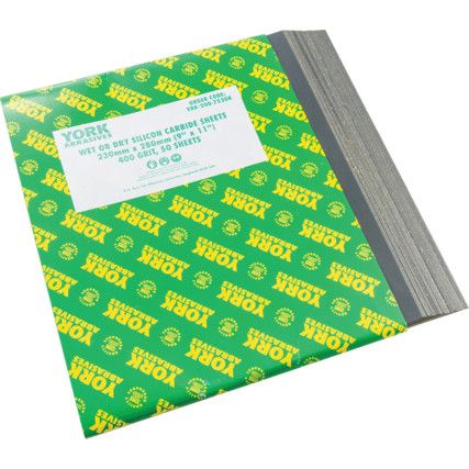Arkusze papieru ściernego na mokro lub sucho 9"x11", gradacja 400