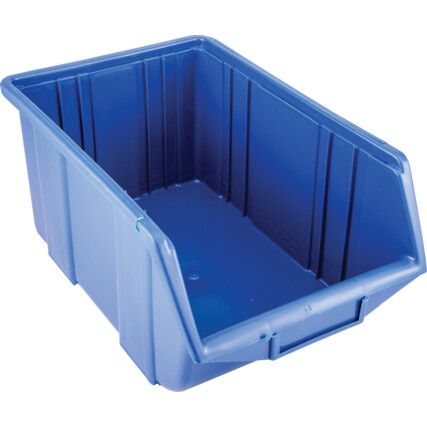 Pojemnik na przechowywanie plastikowy SEN3A, kolor niebieski