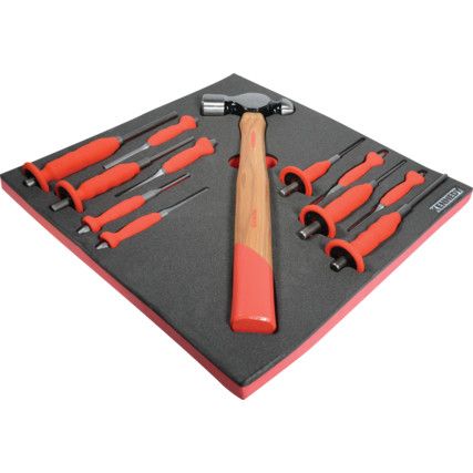 12PCS PUNCH & HAMMER SET WITHFOAMT0691