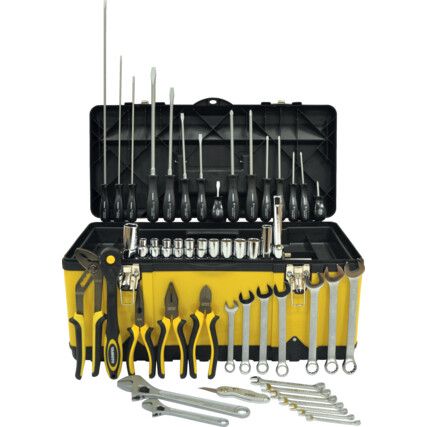 Przenośny zestaw narzędzi dla mechaników (52 sztuki)
