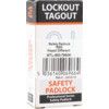Lockout Keyed Padlock, Keyed Different, Nylon, Red, 42mm Width, Weatherproof thumbnail-2