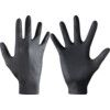 Rękawice Jednorazowe, Czarne, Nitrylowe, XL, Bezproszkowe, Opakowanie 50 szt., 8,6g thumbnail-0