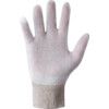 Rękawiczki robocze z ściągaczem, naturalny kolor, bawełna, rozmiar 9 thumbnail-2