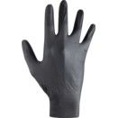 Jednorazowe rękawiczki nitrylowe 8,3 grama, czarne, opakowania po 100 szt. thumbnail-1