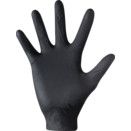 Jednorazowe rękawiczki nitrylowe 8,3 grama, czarne, opakowania po 100 szt. thumbnail-2
