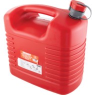 20 Litre Red Plastic Jerry Can With Internal Spout