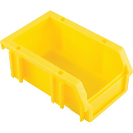 Pojemniki Do Przechowywania, Plastikowe, Żółte, 88x130x55mm