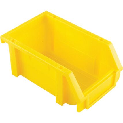 Pojemnik na przechowywanie plastikowy MTL1, kolor żółty