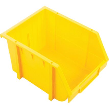 Plastikowy pojemnik na narzędzia, kolor żółty