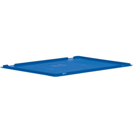 600x400mm EURO CONTAINER LID BLUE