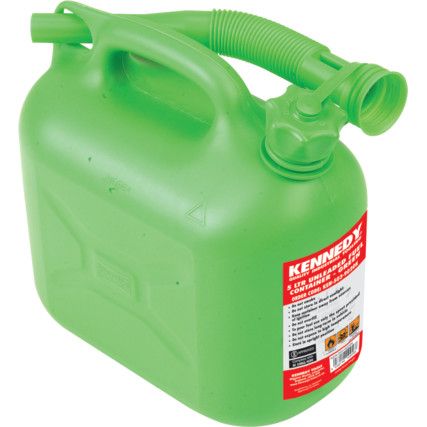 5-litrowy pojemnik na benzynę bezołowiową - zielony