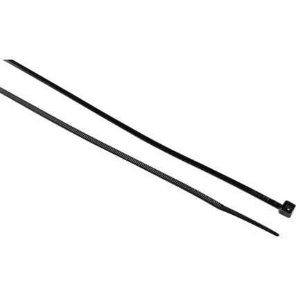 Wiązki kablowe, czarne, 2,5x200mm (opakowanie 100 sztuk)