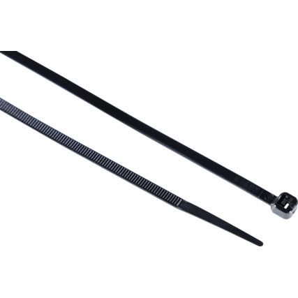 Wiązki kablowe, czarne, 3,6x140mm (opakowanie 100 sztuk)