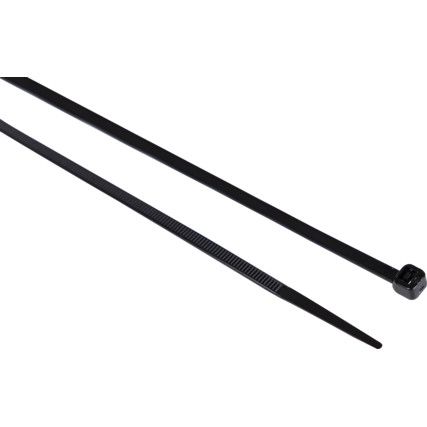 Wiązki kablowe, czarne, 3,6x200mm (opakowanie 100 sztuk)