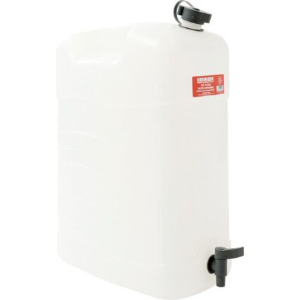 Kanister na wodę z tworzywa sztucznego przeznaczony do kontaktu z żywnością, z kranikiem 35 litrów