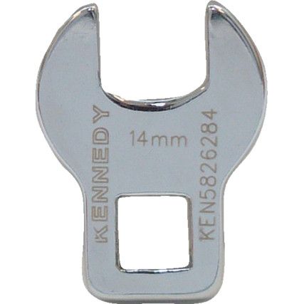 Klucz płaski oczkowy 14 mm 3/8" SQ. DRIVE