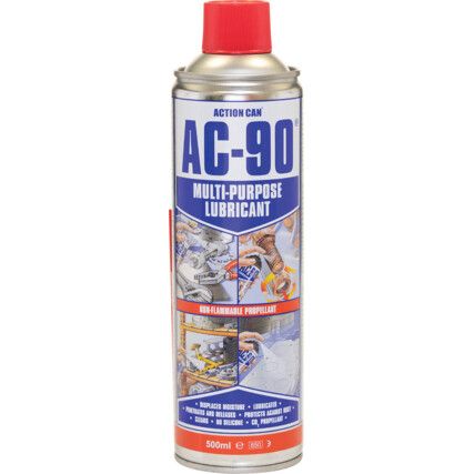 Uniwersalny środek smarujący AC-90, aerozol z gazem CO2 - 500ml