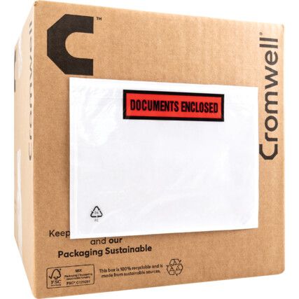 Koperty pakowania dokumentów A6 - (opakowanie 1000 sztuk)