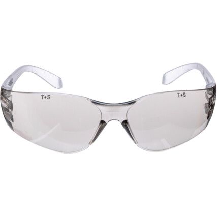 Okulary ochronne z soczewkami wraparound, do użytku wewnątrz i na zewnątrz