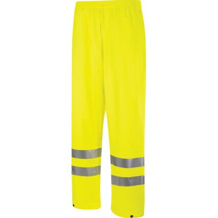 Spodnie odblaskowe, Oddychające, EN20471, Żółte, Małe