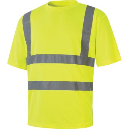 Koszulka odblaskowa, Mała, Żółta, Poliester, EN20471