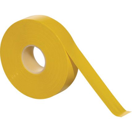Taśma izolacyjna PVC o szerokości 19mm i długości 33 metrów, kolorze żółtym